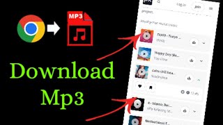 How to download MP3 songs using Chrome  MP3 songs downloader [upl. by Andromada717]