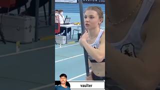 Graceful Jump by Germanys Pole Vault Star Chiara Sistermann shorts beautiful athlete polevault [upl. by Ginsburg]