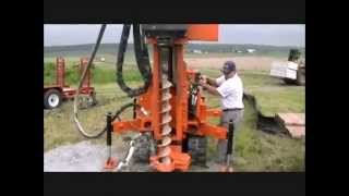 Auger Drilling through Overburden [upl. by Razatlab]