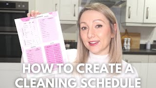 A Cleaning Schedule That Really Works Loop Cleaning Checklist  Realistic Cleaning Routine [upl. by Loredana594]