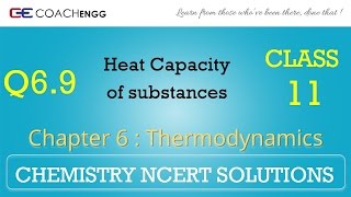 Thermodynamics Q69 Chapter 6 Class 11 CHEMISTRY NCERT Solutions [upl. by Roberta194]