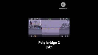 Poly bridge 2 lvl1  gaming polybridge2  like and subscribe [upl. by Gibbeon]