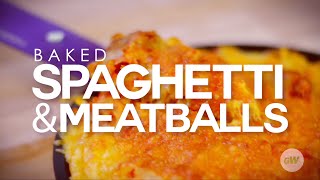 Air Fryer Spaghetti and Meatballs [upl. by Leavitt]