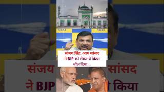 संजय सिंह आप सांसद ने BJP को लेकर ये किया बोल दिया news reels todaynews sambhaljamamasjid [upl. by Yenterb]