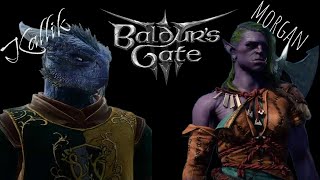 Kallik and Morgan in Baldurs Gate 3 VOD 13 baldursgate3 xbox [upl. by Aerdied]