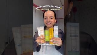 sunscreen for oilyacne prone skin shorts shortvideo shortsvideo sunscreen oilyskin acneprone [upl. by Fritze235]