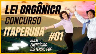 Concurso Itaperuna Lei Orgânica de Itaperuna RJ 01 [upl. by Anera]