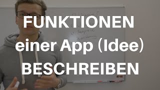 2 AppKonzeption Funktionen einer App beschreibenApp EntwickelnAppEntwicklungAppKonzept [upl. by Ahsias]