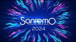 Sanremo 2024  Canzoni Lyricstesti [upl. by Placia]