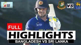 BANGLADESH VS Sri Lanka FULL HIGHLIGHTS Hong Kong Cricket Sixes 2024 [upl. by Liatnahs]