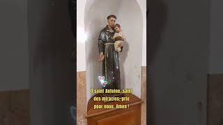 Prière à Saint Antoine de Padoue pour obtenir un miracle [upl. by Anitsirhk512]