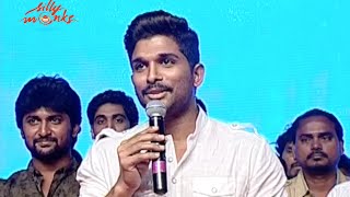 Allu Arjun Speech  Bale Bale Magadivoy Audio Launch  Nani Lavanya Tripathi Maruthi  Silly Monks [upl. by Secor]