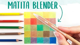 COME MESCOLARE I COLORI CON LE MATITE COLORATE  MATITA BLENDER 🎨  Disegnare con le matite a colori [upl. by Berners]