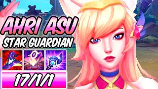 STAR GUARDIAN AHRI MID FULL AP GAMEPLAY  AHRI ASU REWORK  League of Legends [upl. by Dever558]