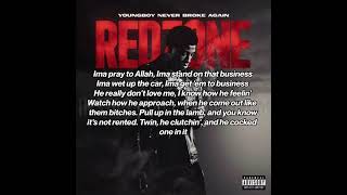 NBA YoungBoy  Red Zone Lyrics [upl. by Anerak]