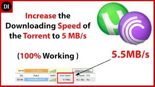 How to increase the downloading speed of the BitTorrent in latest version New Trick [upl. by Zitah]