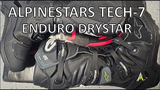 Alpinestar Tech 7 Enduro Drystar Unboxing [upl. by Sissie]