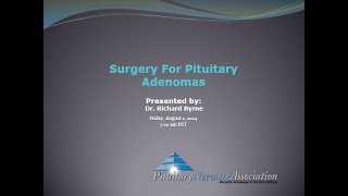 Surgery for Pituitary Adenomas [upl. by Eyr]