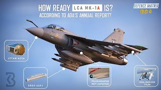 How ready LCA Tejas Mk1A is according to ADAs Annual report  हिंदी में [upl. by Ahsimaj27]