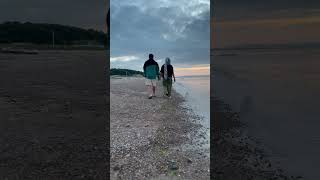 Beautiful evening at EAST BEACH NAIRN SCOTLANDreelfeed reels [upl. by Dnalevets257]