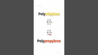 Molecular structure of Polymer PE vs PP [upl. by Juliet]