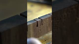 Micro Dovetails woodworking dovetail chisels maker jewelrybox [upl. by Nerrual]