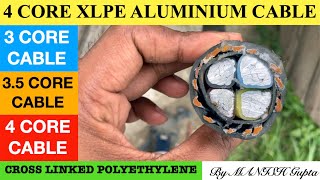 What is 4C XLPE Cable  4Cx120 Sq mm XLPE Cable I [upl. by Schoof201]