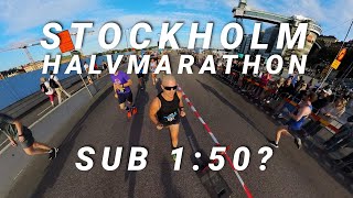 Stockholm Halvmarathon 2023  Sub 150 [upl. by Anpas]