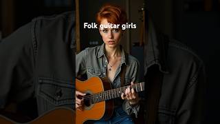 Women playing folk guitar aiart folkmusic women [upl. by Lilaj]