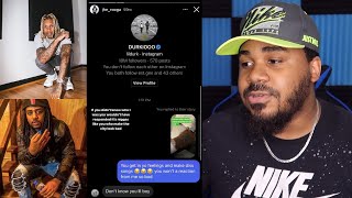 Rooga Posts DM With Lil Durk After FBG Duck Diss Leaks [upl. by Allbee]