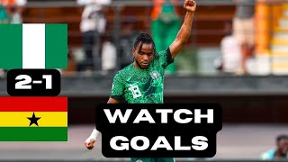 Nigeria vs Ghana 21 GOALS amp Extended Match Highlight 2024 Friendly [upl. by Gottwald]