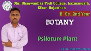 B Sc 2nd Year  Botany  Psilotum Plant  Dr Jitendra Kantiya  Shri BhagwanDas Todi College [upl. by Aitnyc]