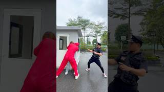 Money Heist vs Police 40 moneyheist parkour police escape shorts cpider98 [upl. by Eioj516]