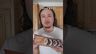 Trying out and reviewing Kimbap from Trader Joes [upl. by Dorelle]