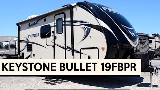 2016 Keystone Premier Ultra Lite by Bullet 19FBPR  Travel Trailer [upl. by Noxas]