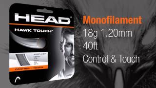 Head Hawk Touch Tennis String Review  Tennis Plaza [upl. by Eiznikcm]