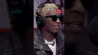 Young Thug REVEALS his RELATIONSHIP with Gunna [upl. by Aneladdam]