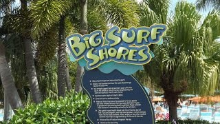 Big Surf Shore Aquatica Waterpark Orlando Florida [upl. by Otreblada257]