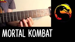 Mortal Kombat Theme  Como tocar no Violão Acoustic Guitar [upl. by Pincas518]