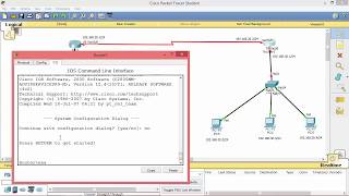 How to configure DefaultRouting in Cisco Packet Tracer CCNA [upl. by Ayet]