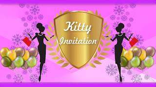 KittyPartyInvitation Kitty Party Invitation Maternity Theme [upl. by Yral]