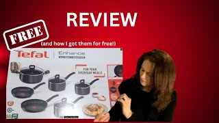 TEFAL Enhance NonStick Frying Pan amp Saucepan Set 6 Piece REVIEW Update review in description [upl. by Rina467]