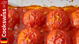 Gebackene Tomatensauce  Einfach und super schnell im Ofen zubereitete Tomatensoße [upl. by Faulkner]