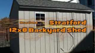 12x8 Backyard Shed [upl. by Eityak971]