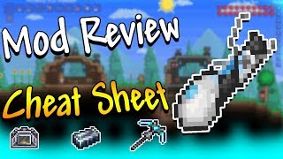 Terraria 135  Cheat Sheet Mod Review [upl. by Nasas]