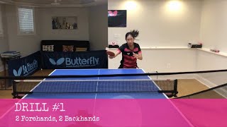 Butterfly Training Tips with Bella Xu  4 Drill Training with the Amicus Prime [upl. by Yelkreb]