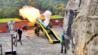 Kanonendonner auf der Festung Königstein 4k [upl. by Siocnarf403]