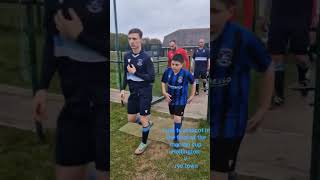 Hollington cfc vs rye town final of the macron Cup I got to mascot for this what a game 43 winners [upl. by Dnalra]