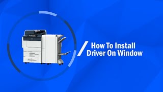 Tutorial for installing Fuji Xerox drivers Windows [upl. by Anyotal212]