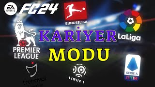 EA FC 24 KARİYER MODU Takım Seçiyoruz [upl. by Alyks575]